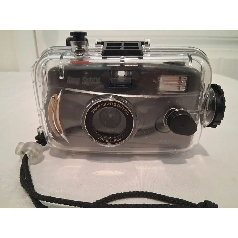 Snap Sights 35mm Underwater Film Camera Waterproof Heavy Duty Housing Case 100ft